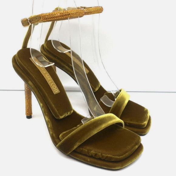 Tamara Mellon Stellar Sandals Topez Crystal Heels- size 39 - Picture 2 of 7